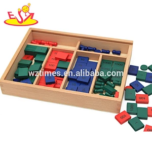 Wholesale preschool wooden board game for math early learning W11A038