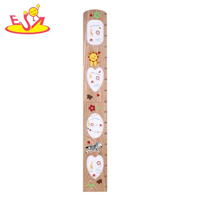 High quality measuring kids height wooden growth chart ruler with customize W09C012