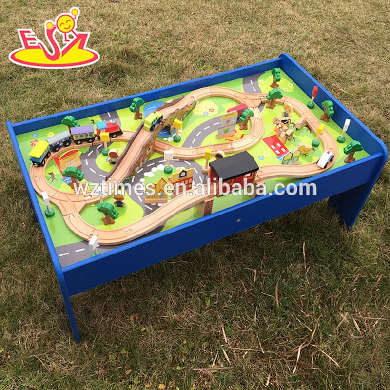 2018 New design wooden assemble train set children wooden assemble train set kid wooden assemble train set W04C036