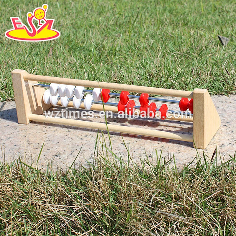 Wholesale early math teaching toy wooden abacus rack toy help baby learning counting W12A017