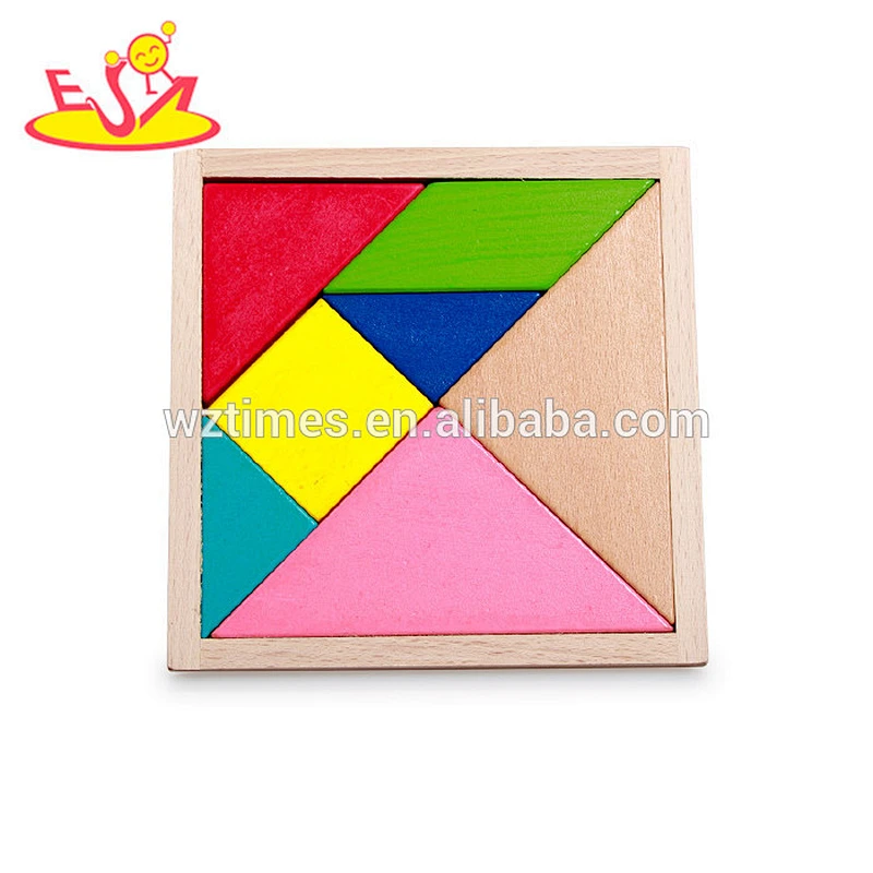 wholesale high quality baby wooden tangram toys for sale W11D003