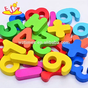 Englisches pädagogisches hölzernes Buchstabepuzzlespielzeug der Großhandelsqualität für Kinder W14B082