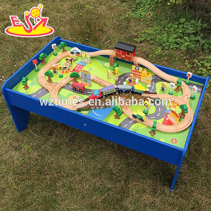 2018 New design wooden assemble train set children wooden assemble train set kid wooden assemble train set W04C036