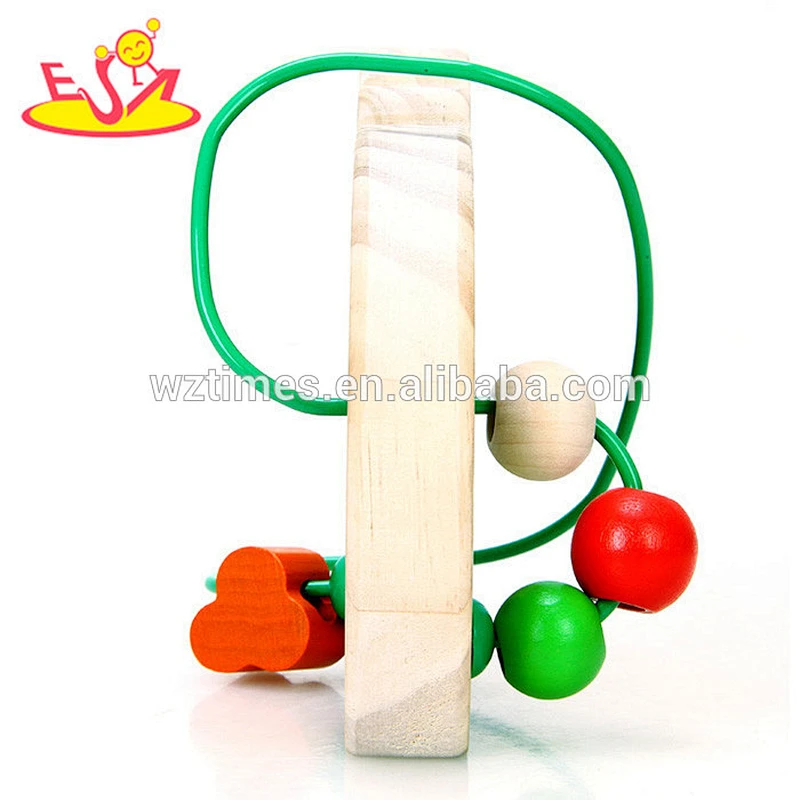 wholesale educational wooden beads toy best sale wooden beads toy W11B094