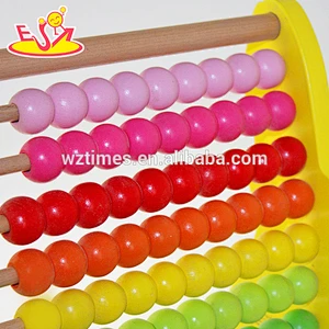 Wholesale math teaching aid wooden counting toy for kids early learning W12A016