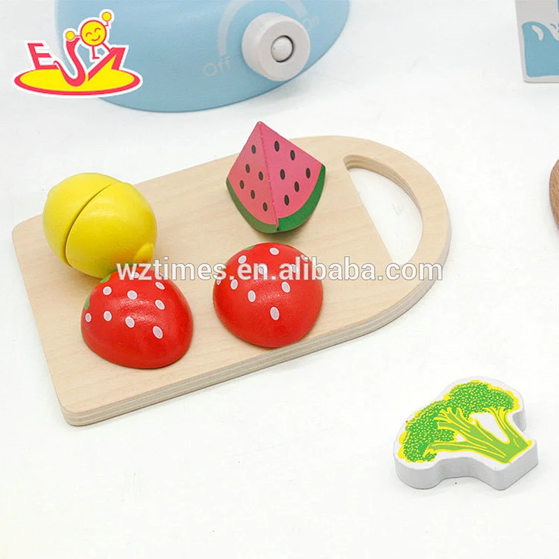 Großhandelsrollenspielküche-Spielzeugsatz hölzerne Spielzeugmixer für Kinder W10B204