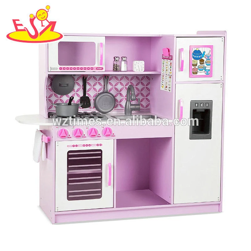 2018 heißesten luxus holz material mini rollenspiel küche set lustige küche spielzeug set für kinder w10c367