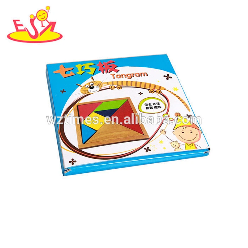 wholesale high quality baby wooden tangram toys for sale W11D003