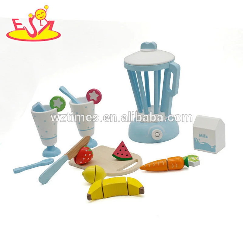 Großhandelsrollenspielküche-Spielzeugsatz hölzerne Spielzeugmixer für Kinder W10B204