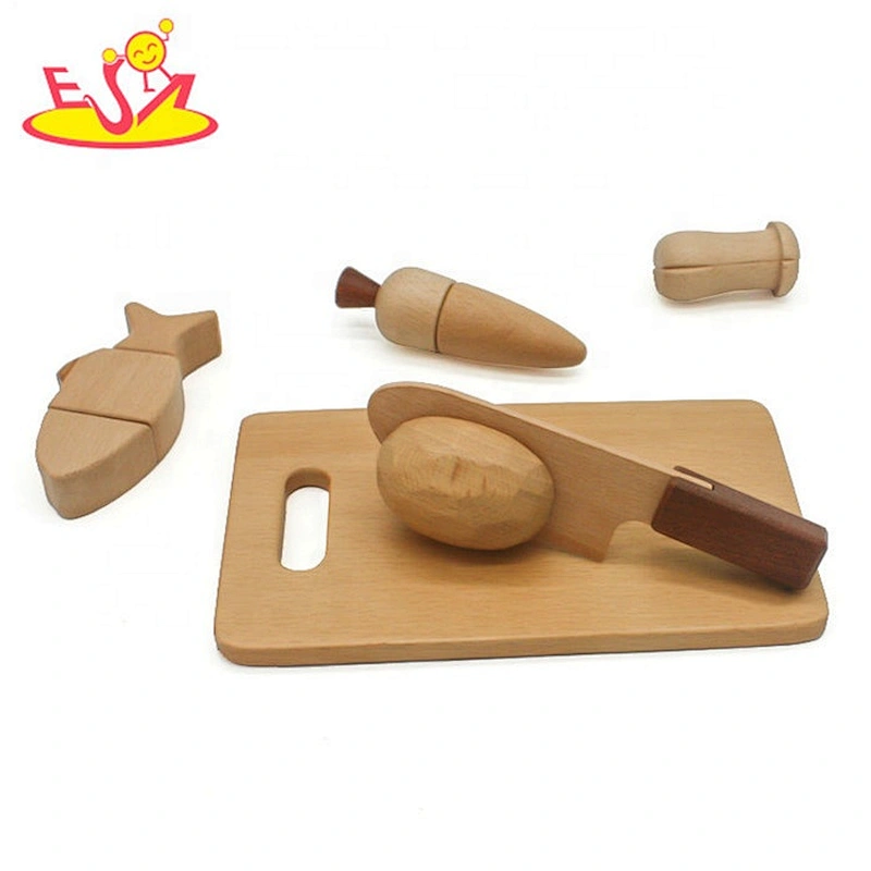 Top sale simulation wooden vegetable toy set for pretend play W10B255