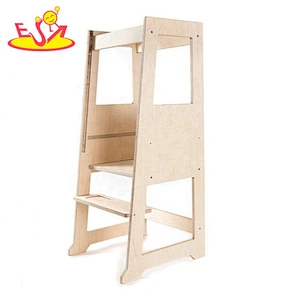 high quality kids wooden step stool with handle W08G278