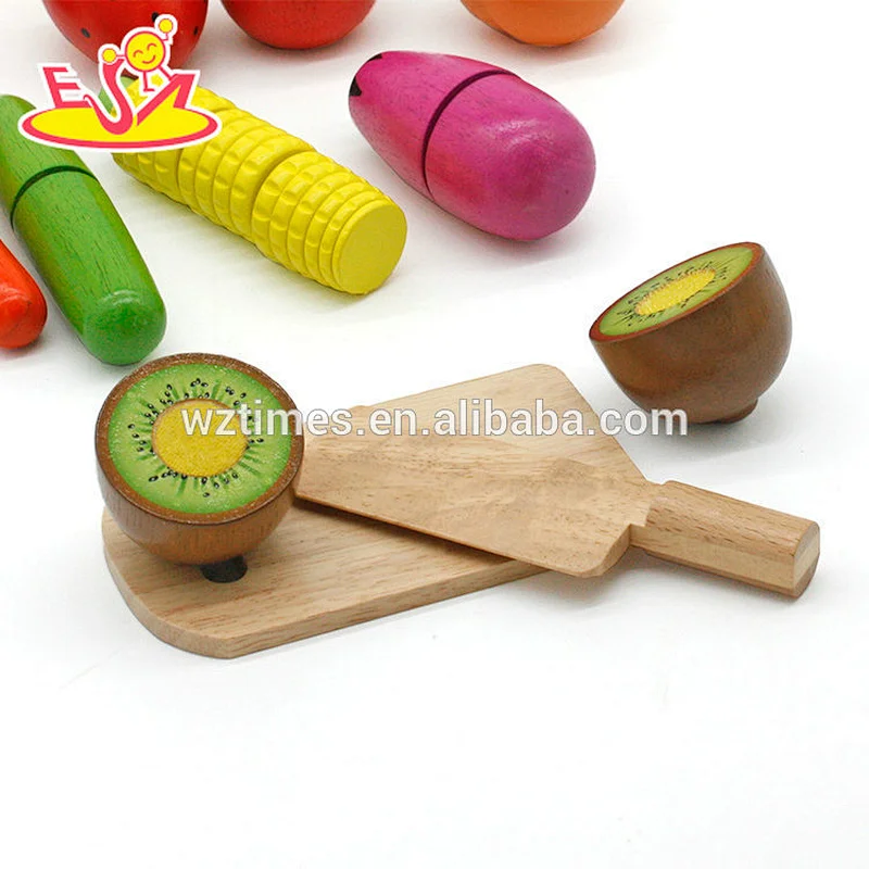 Holzkostobstschneidenspielzeug der großen Kinder für Rollenspiel W10B203