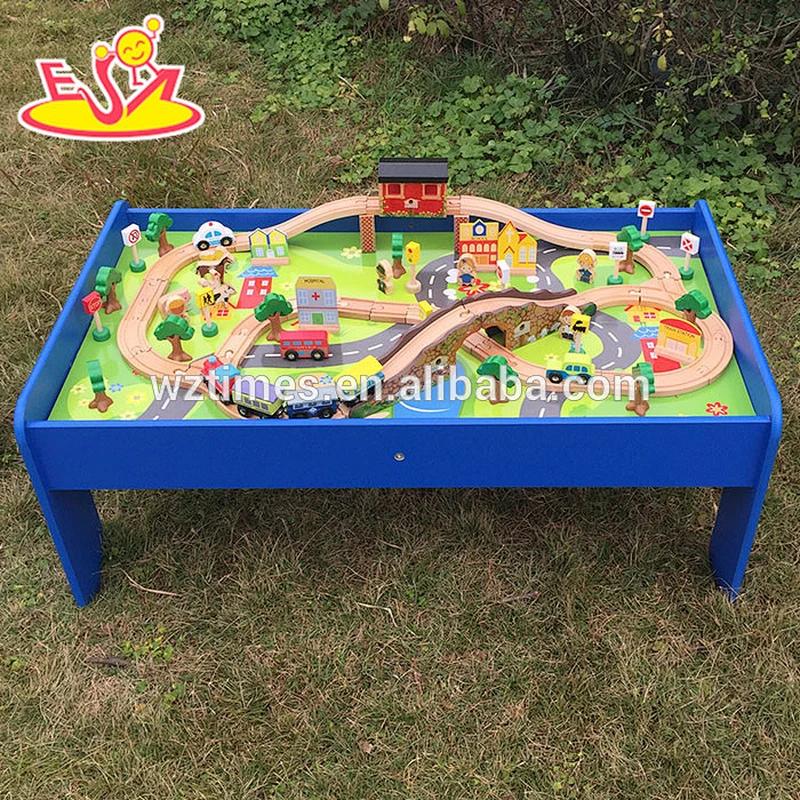 2018 New design wooden assemble train set children wooden assemble train set kid wooden assemble train set W04C036