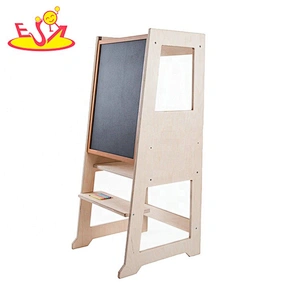 high quality kids wooden step stool with handle W08G278