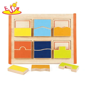 New hottest educational wooden kindergarten geometry for preschoolers W12F055