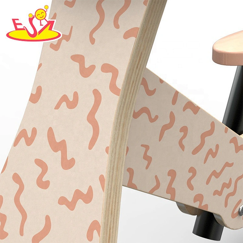 New design beige wooden kids balance bike with low orders W16C278