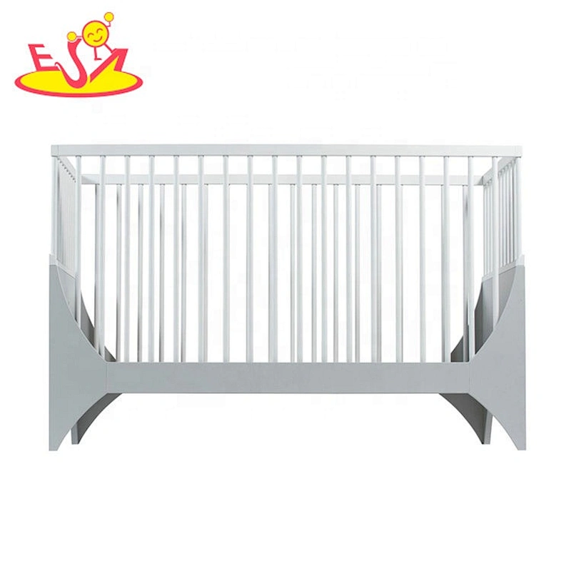 high quality mini wooden baby cot bed with changing table W08E027