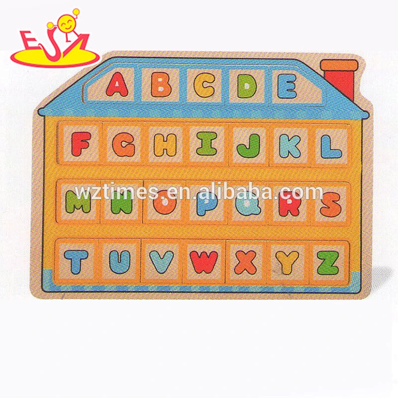 wholesale baby wooden 3d jigsaw puzzle fashion kids wooden 3d jigsaw puzzle children wooden 3d jigsaw puzzle W14A121