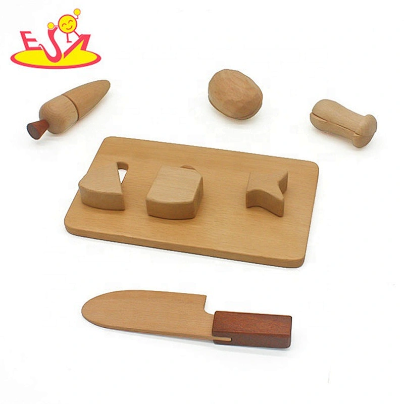 Top sale simulation wooden vegetable toy set for pretend play W10B255