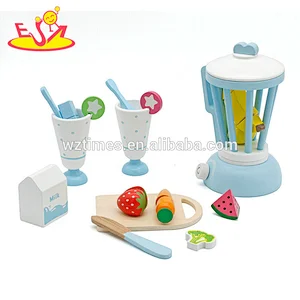 Großhandelsrollenspielküche-Spielzeugsatz hölzerne Spielzeugmixer für Kinder W10B204