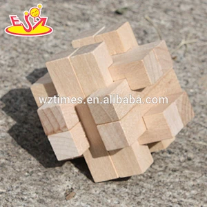 wholesale high quality wooden irregular figures intelligence game W11C021