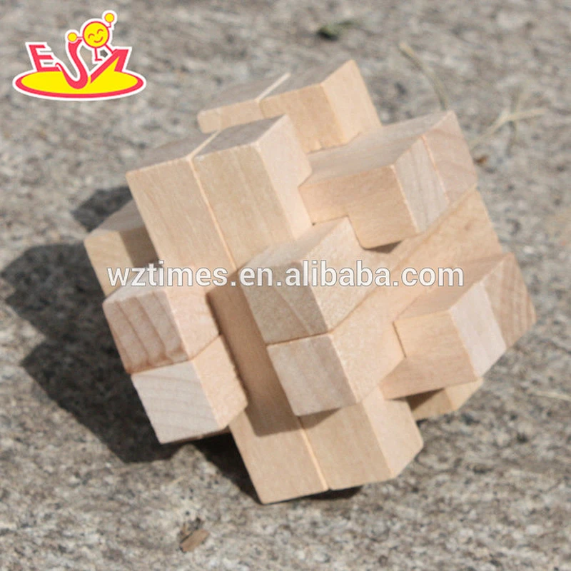 wholesale high quality wooden irregular figures intelligence game W11C021
