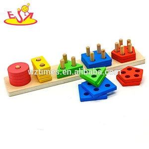 Hölzernes sortierendes Spielzeug der bunten Kinder des neuen Designs für Großhandel W13D052