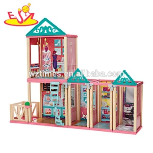 DIY diy Großhandel Puppenhaus Puppenhaus aus Holz Puppenhaus für Kinder W06A260