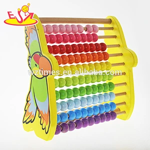 Wholesale math teaching aid wooden counting toy for kids early learning W12A016