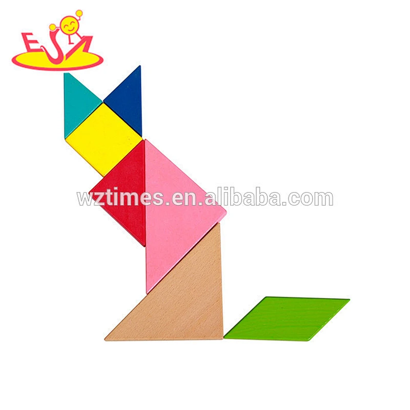 wholesale high quality baby wooden tangram toys for sale W11D003
