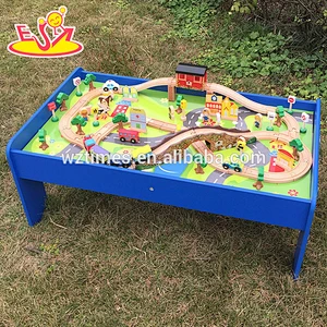 2018 New design wooden assemble train set children wooden assemble train set kid wooden assemble train set W04C036