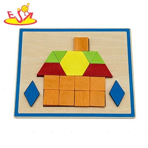 2019 New fashion educational sorter wooden block shape toy for kids W13E084