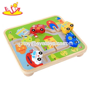 wholesale baby wooden maze ball toy best children magnetic wooden maze ball toy W11H008