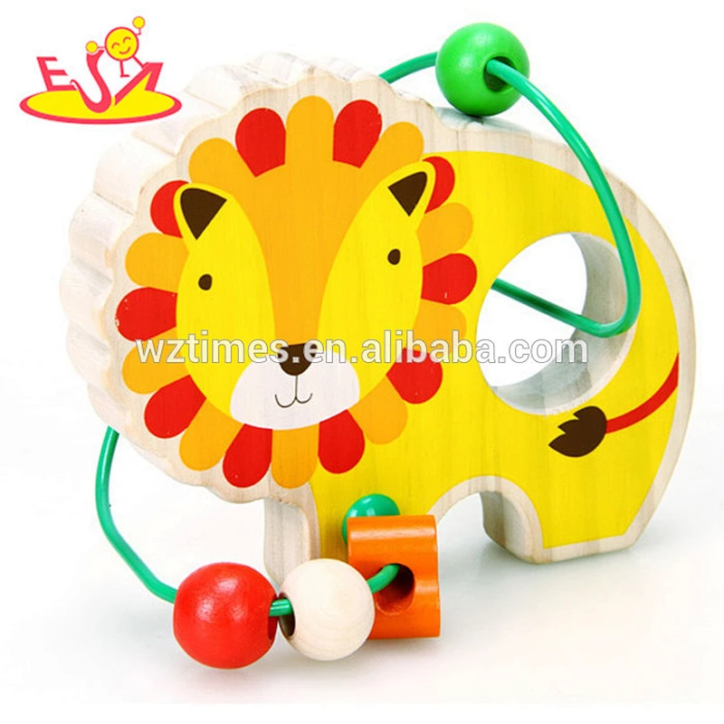 wholesale educational wooden beads toy best sale wooden beads toy W11B094