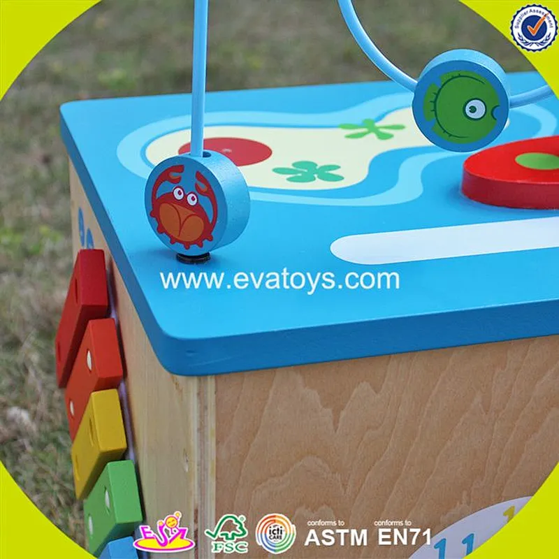2018 wholesale educational toys wooden bead maze for toddlers W11B134