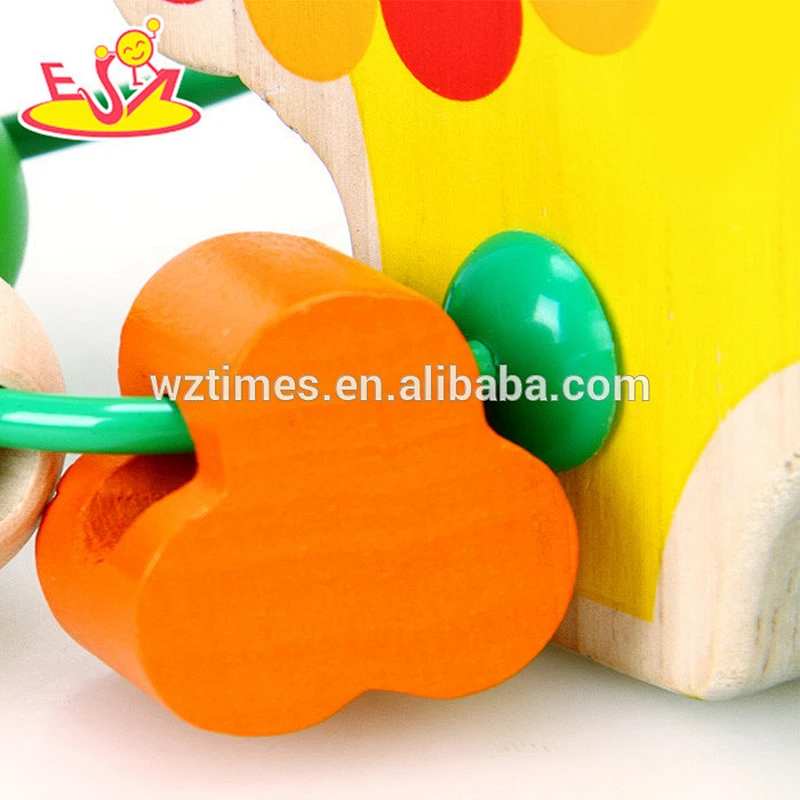 wholesale educational wooden beads toy best sale wooden beads toy W11B094