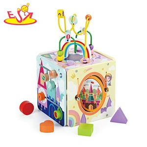 Hot selling educational wooden marble maze ball for children W11H043