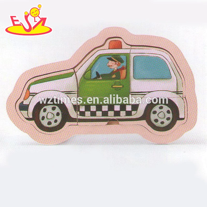 wholesale educational kids wooden bus puzzle toy children wooden bus puzzle toy W14C178