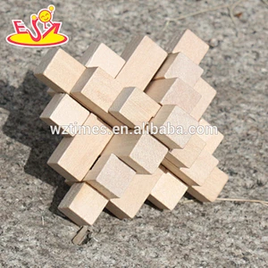 wholesale high quality wooden irregular figures intelligence game W11C021