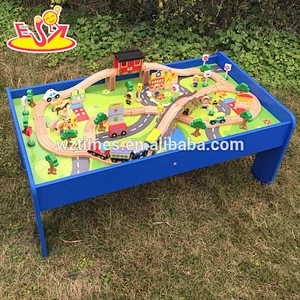 2018 New design wooden assemble train set children wooden assemble train set kid wooden assemble train set W04C036