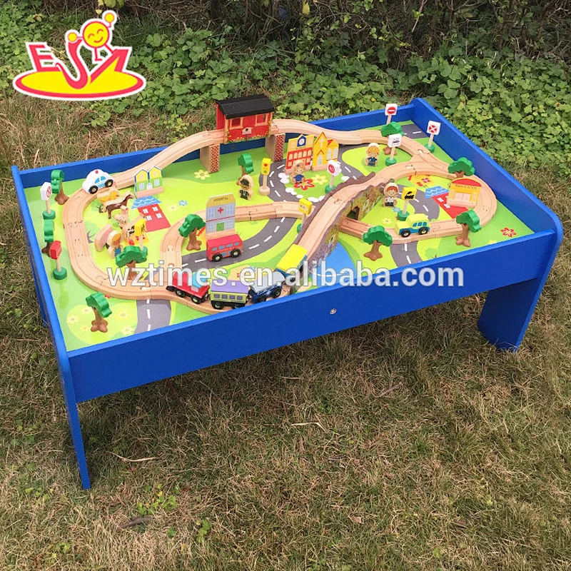 2018 New design wooden assemble train set children wooden assemble train set kid wooden assemble train set W04C036