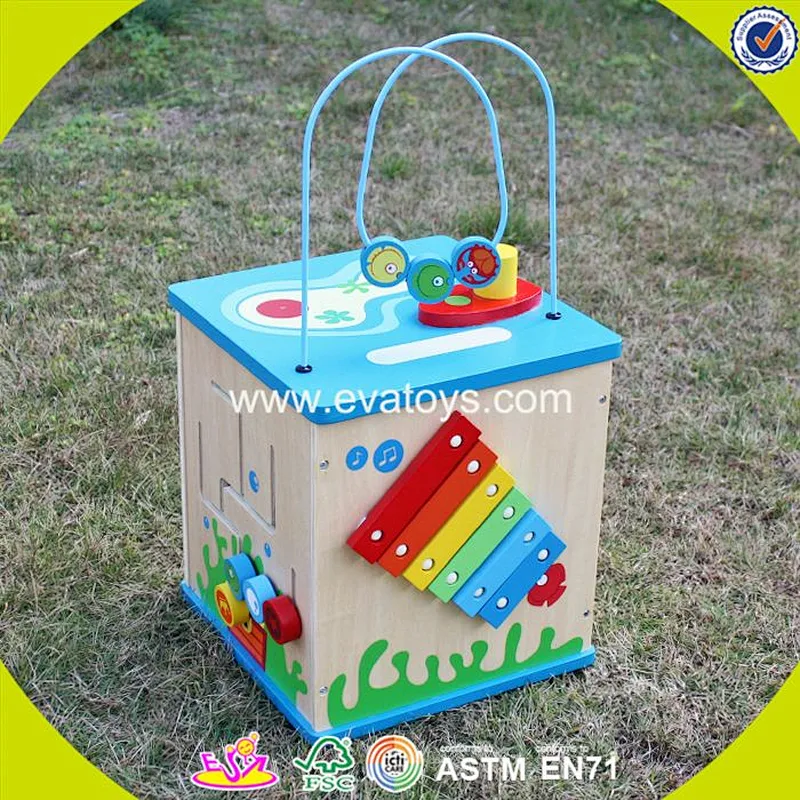 2018 wholesale educational toys wooden bead maze for toddlers W11B134