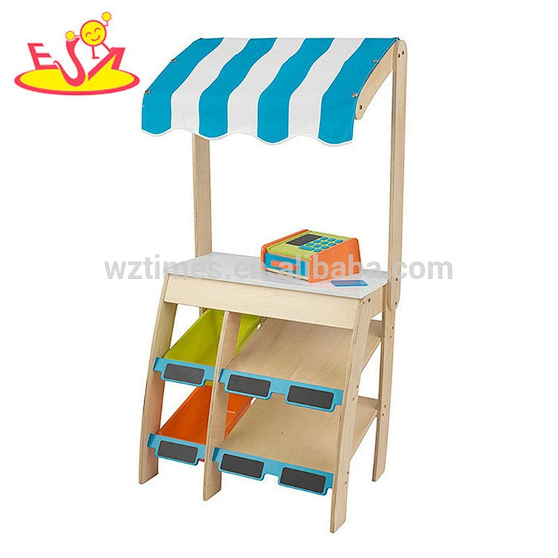 Neue Ankunft täuschen Spiel hölzernes Marktstandspielzeug für Kinder W10A073 vor