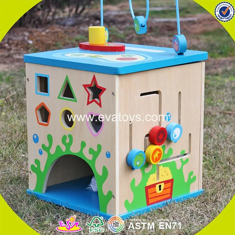2018 wholesale educational toys wooden bead maze for toddlers W11B134