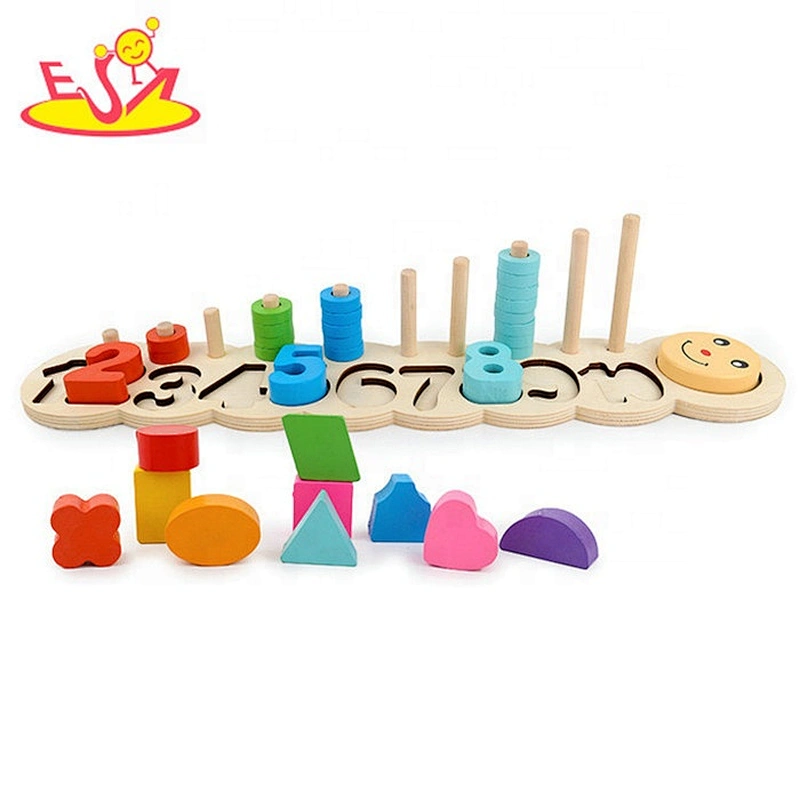 Best sale educational counting wooden learning toys for 1 year old W12E035