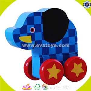 Wholesale wooden drag toys popular wooden drag toys new wooden drag toys W05B076