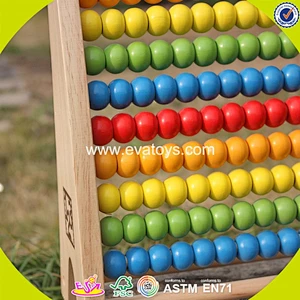 2018 wholesale educational wooden abacus toys for babies new design wooden abacus toys for babies best kids abacus toys W12A027