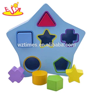 Großhandel aus Holz Kinder Bildung Spielzeug mit Form Sorter W12D016