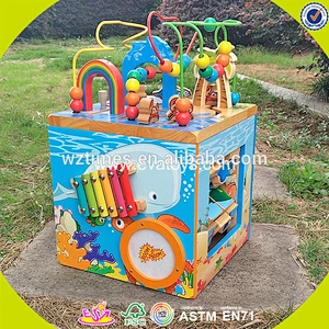 wholesale most popular baby wooden early education toy for sale W12D077