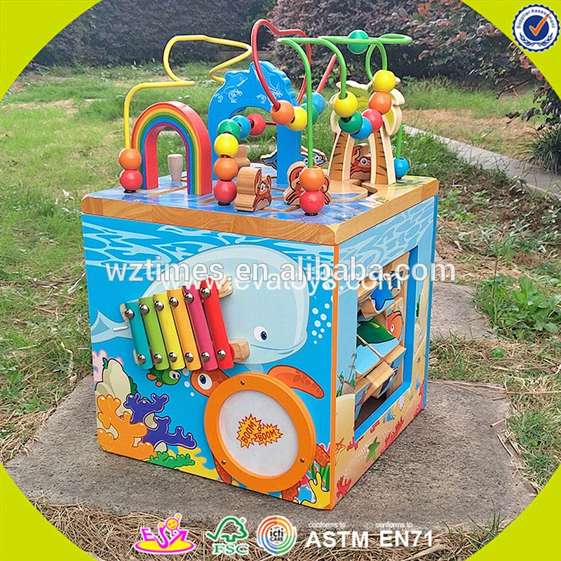 wholesale most popular baby wooden early education toy for sale W12D077
